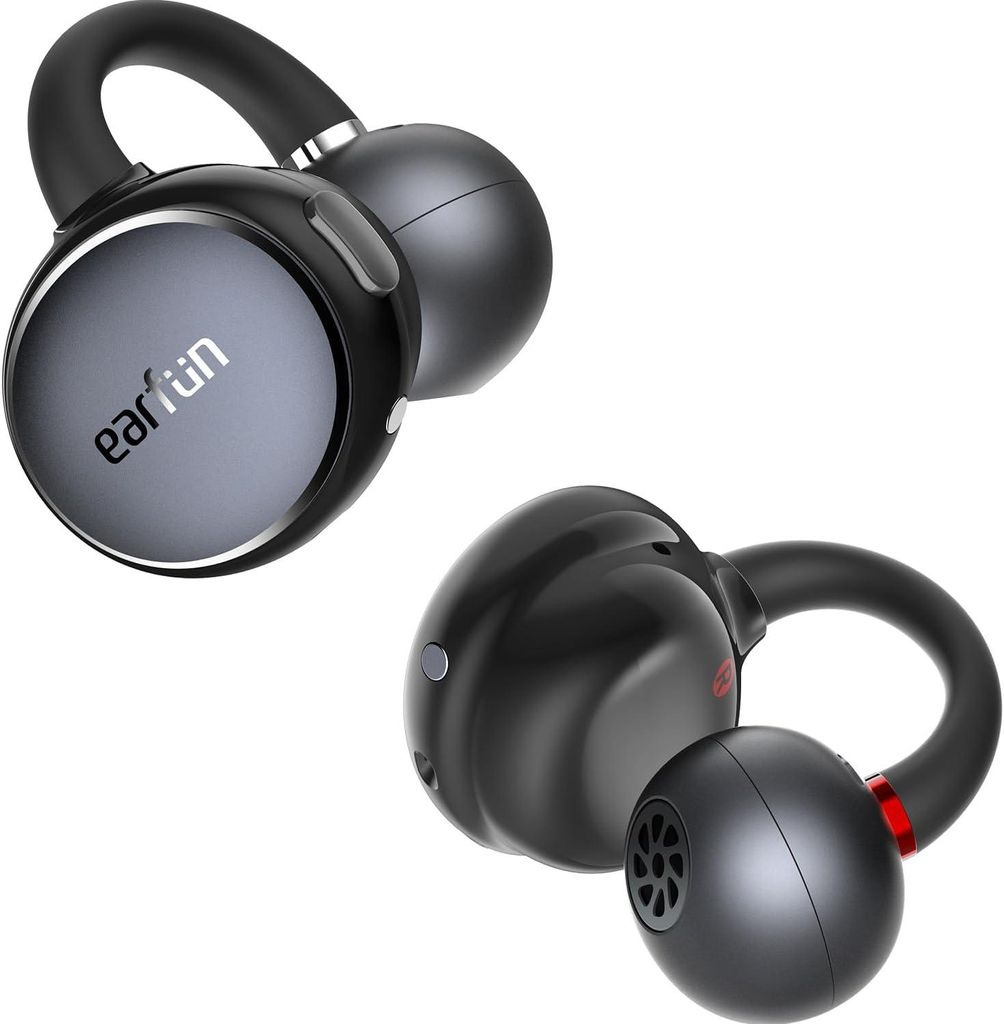 Clip Open Ear Kopfhörer Bluetooth 6, komfortabler Sitz, 10.8 mm Carbon-Treiber, Hi-Res Audio, LDAC, BassSurge, 40 Std. Akku,Multipoint, IP55, APP