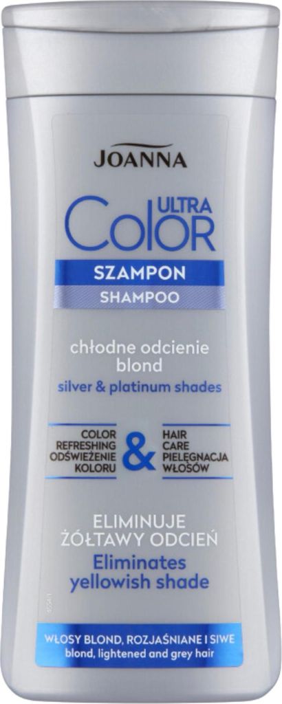 JOANNA ULTRA COLOR SZAMPON Włosy Siwe i Blond, Rozjaśnione Zdjęcie produktu 
