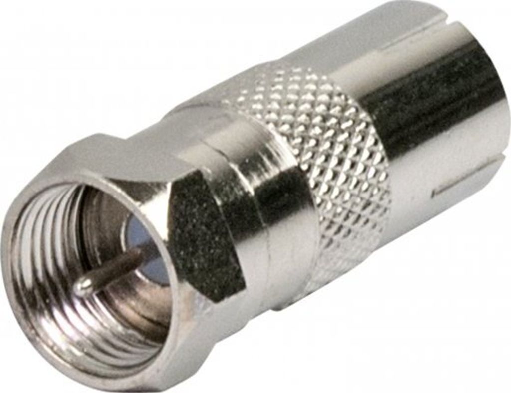 Sat-Adapter, F-Stecker / Koax-Kupplung