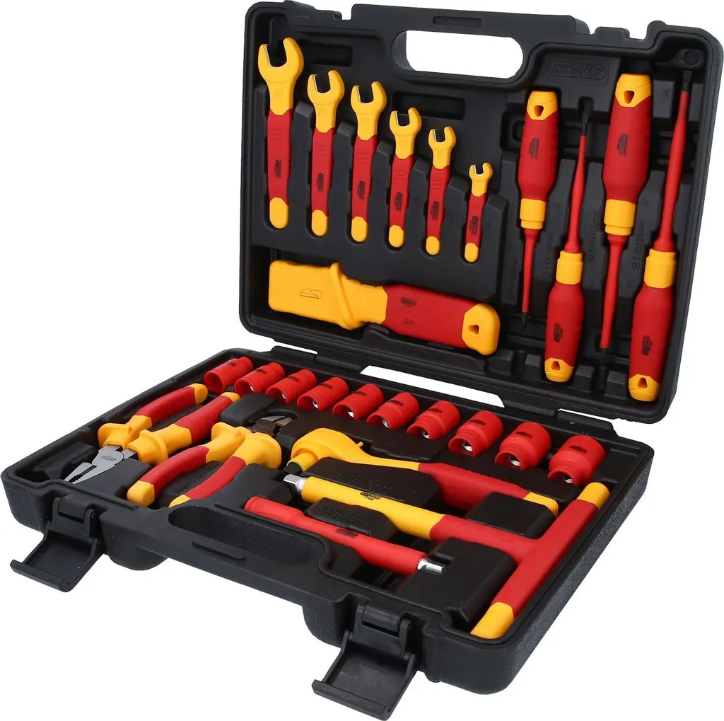 Mallette de 26 outils isolés VDE pour moteur électrique et hybride