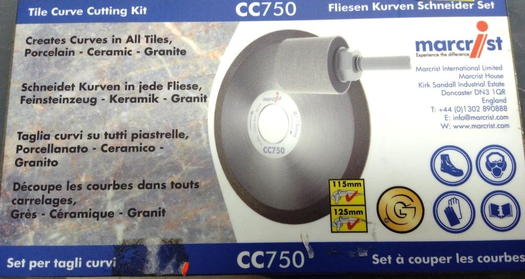 Marcrist Kurvenschnitt-Scheibe CC750 115 mm