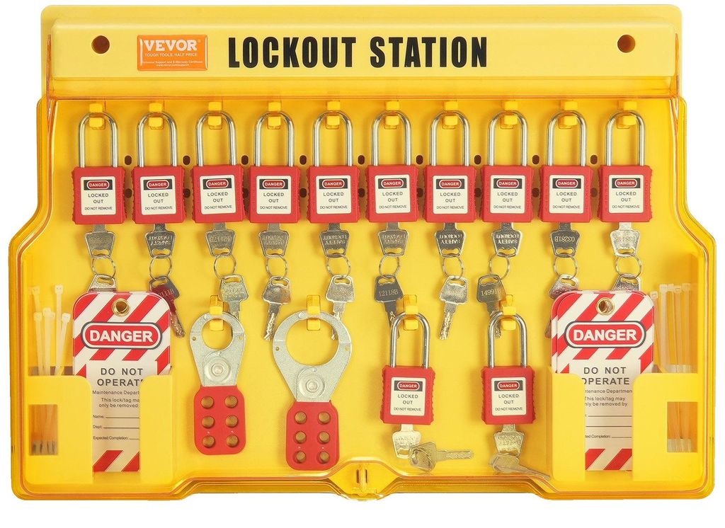 VEVOR 58 PCS Lockout-Tagout-Kits, Elektrische Sicherheit Produktbild 