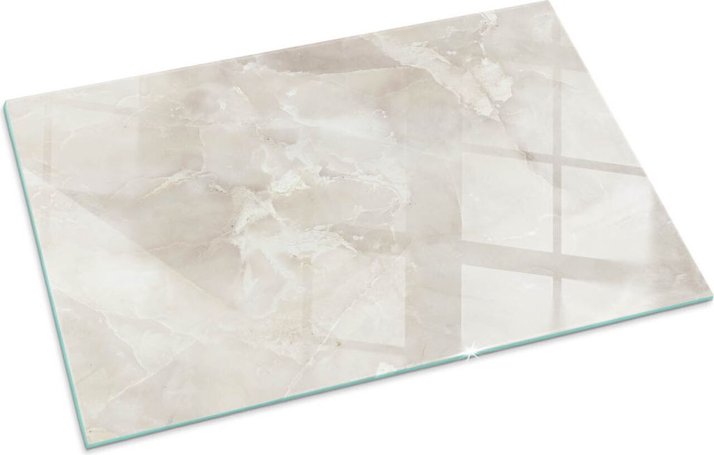 Natürliches Marmormuster – Glasbodenplatte für – Kaminofen – Kaminplatte Glas – Schutzglas – Funkenschutzplatte –Glasbodenplatte Feue...