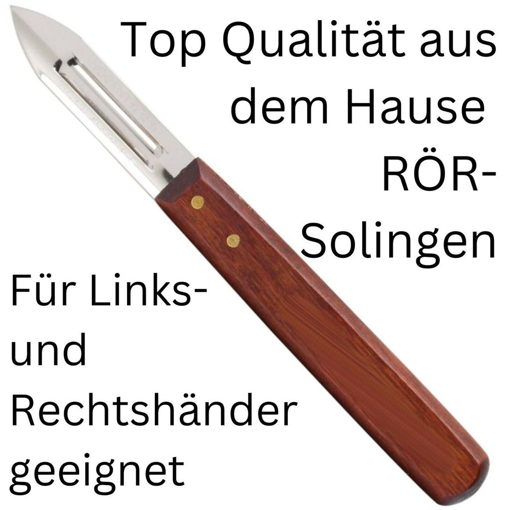 Sparschäler Spargelschäler Gemüseschäler Kartoffelschäler Schäler RÖR Solingen