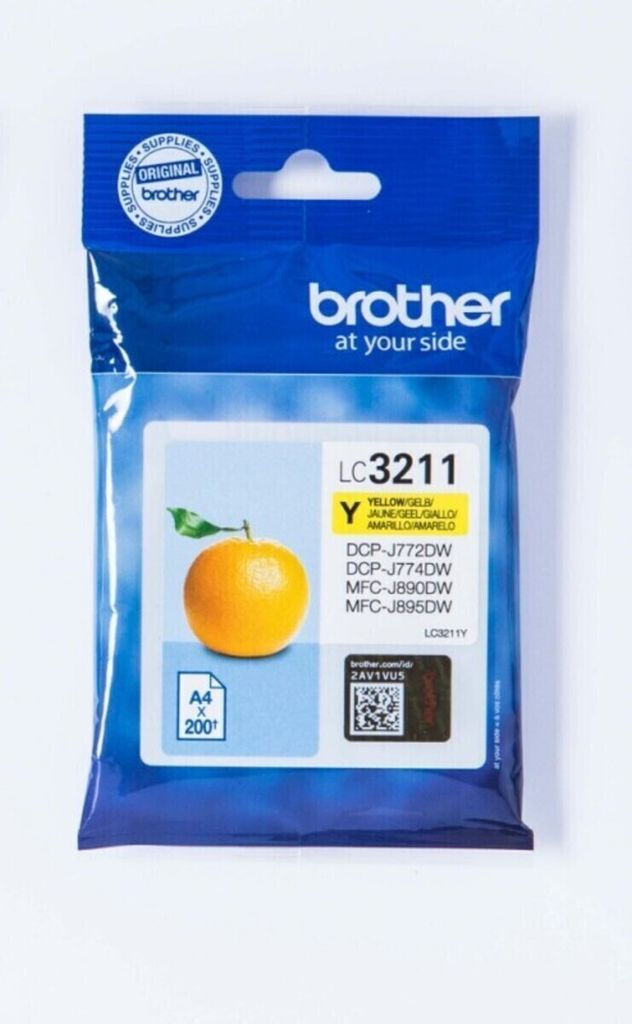 Wkład atramentowy Brother LC-3211Y Żółty (około 200 stron) Zdjęcie produktu 