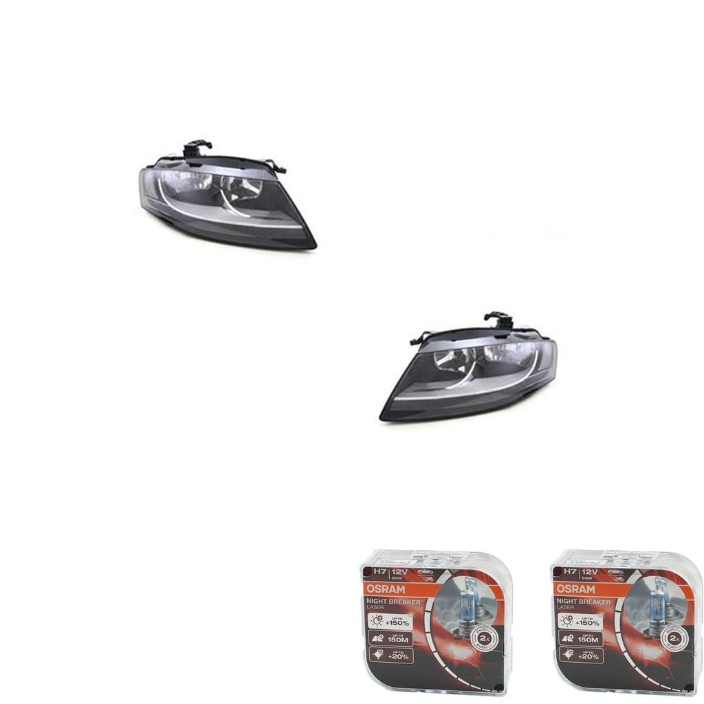Scheinwerfer + Osram Night Breaker Laser passend für Audi A4 8K 07-12Set L R 8K0941029 8K0941003 8K0941029AF 8K0941030 8K0941004 8K0941030AF Johns