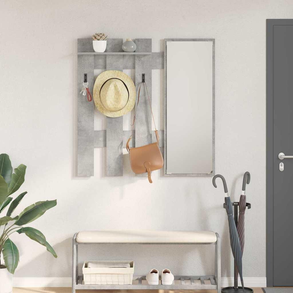 "WINTER SALE"Wandmontierter nachttisch Beton Grau 100x10x100cm DE560012 - Wandregale