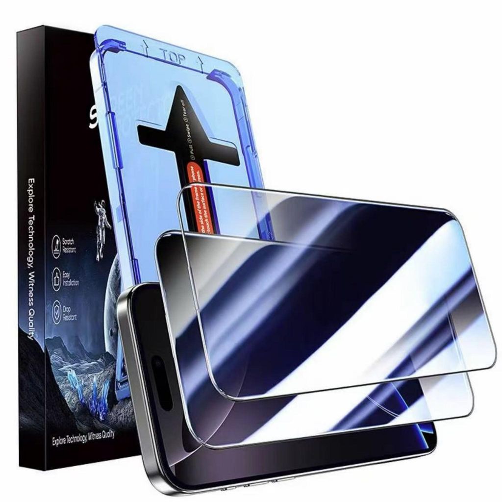 Sichtschutz Panzerglas für iPhone 14 Pro / 15 Pro – Produktbild 