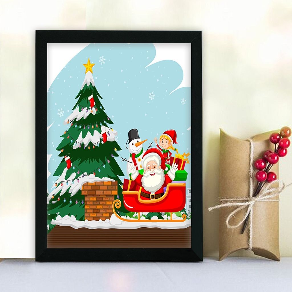 Wallity, SC40670- CRM1274, Bunt, Leinwandbilder, 24 x 29 cm, 100% MDF (Dicke: 2 cm)