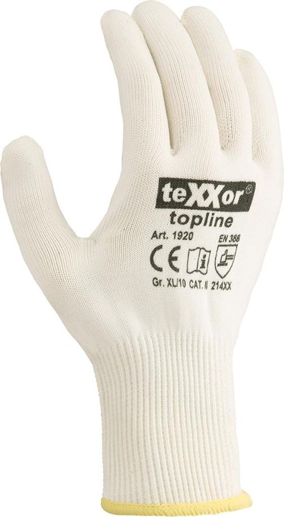 teXXor topline Feinstrick-Handschuhe BAUMWOLLE/NYLON, Beige