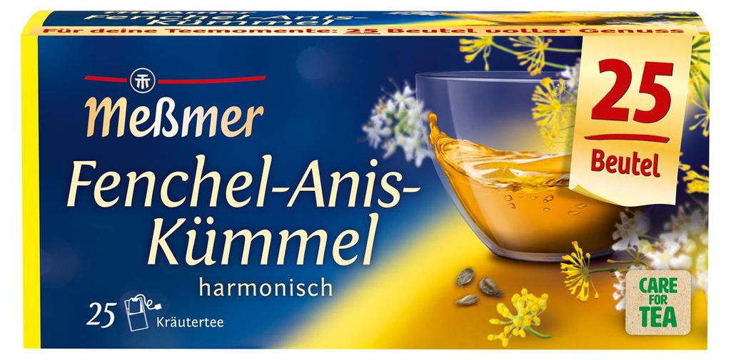 Meßmer Tisane Fenouil Anis et Cumin 25 sachets 50g Image du produit 