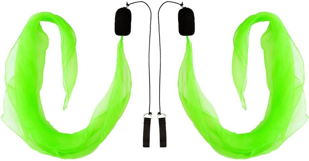 Diabolo Freizeitsport Weiche Poi - UV reaktiv Spiral Poi Produktbild 