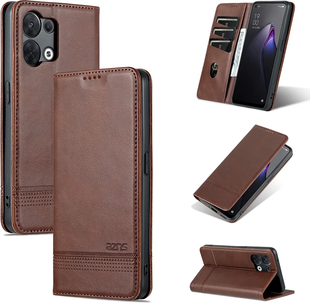 BoxTii Cover per Oppo A9 2020 / Oppo A5 2020, Custodia in PU Pelle Portafoglio per Oppo A9 2020 / Oppo A5 2020, Magnetica Cover a Libro con Slot per Schede, Blu
