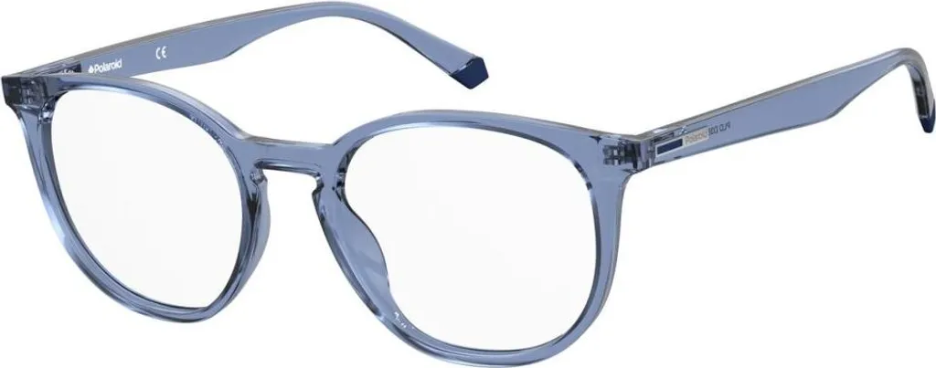 Polaroid PLD D381 MVU 51 : Lunettes Légères et Robustes en Acétate Bleu