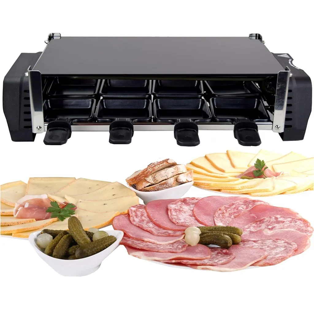 Grill Raclette Compact 2 Personnes avec Surface de Cuisson Modulable - 6