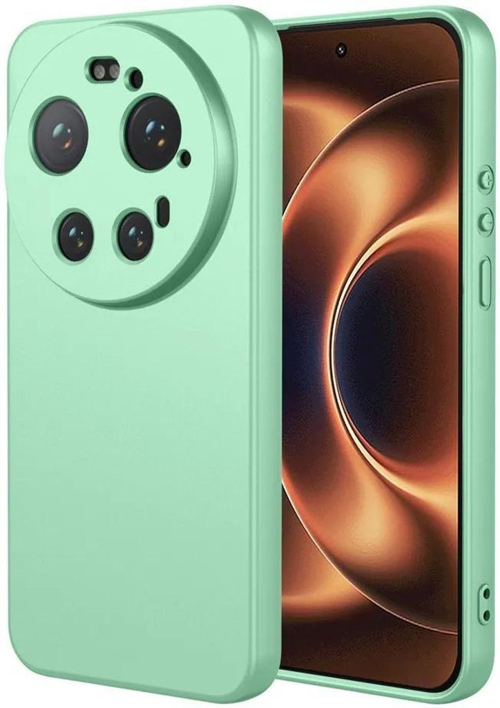 Hülle für Xiaomi 17 Ultra - Phonesta Soft Silk Silikon Back Cover - Matcha Grün