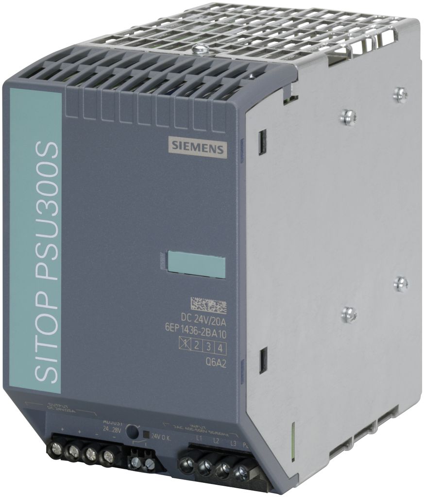 Siemens 6EP14362BA10 SITOP PSU300S 20A geregelte Stromvers. Produktbild 