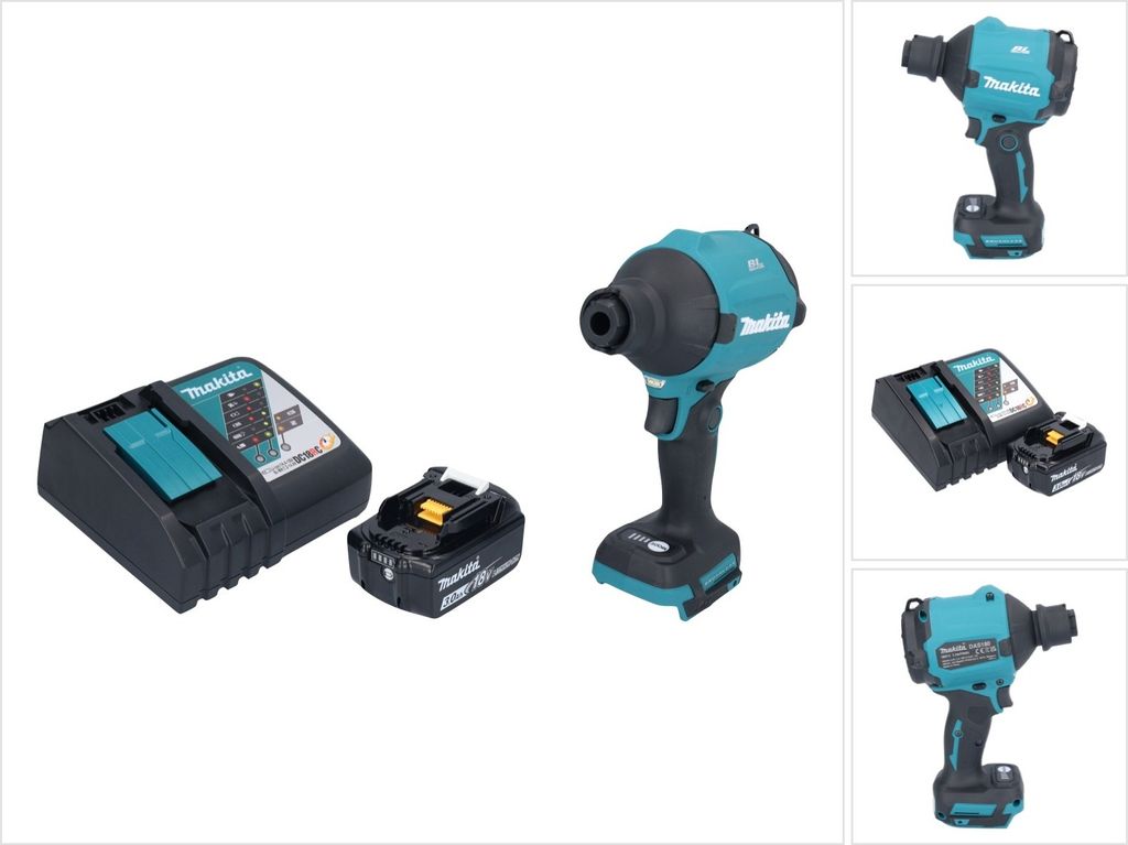Akumulátorový foukač Makita DAS 180 RF1 18 V bezkartáčový + Obrázek produktu 