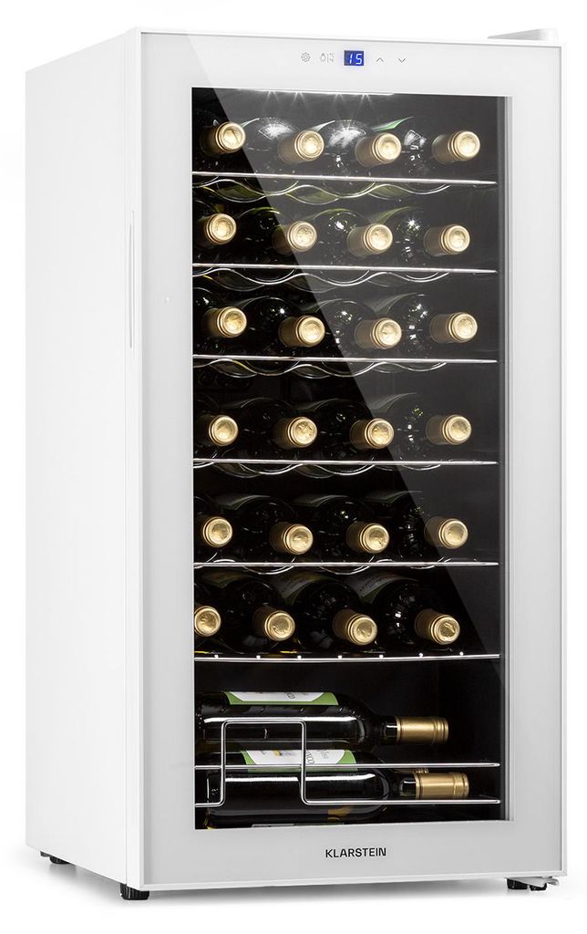 Klarstein vinotéka, 1 zóna, malá, 74 l, sklenené dvere, Obrázok produktu 