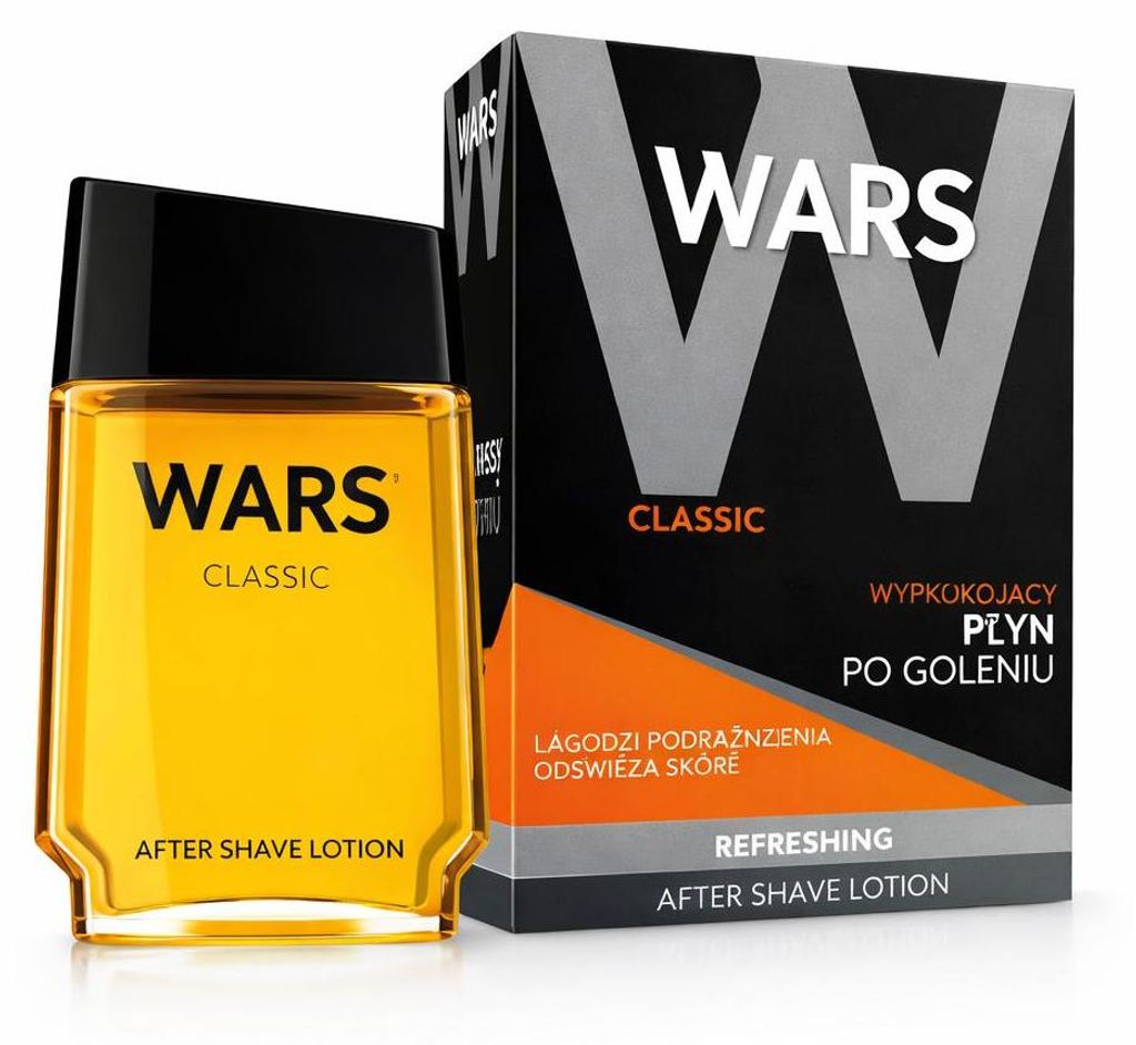 Wars Klassisches Aftershave Lotion, 90 ml Flakon