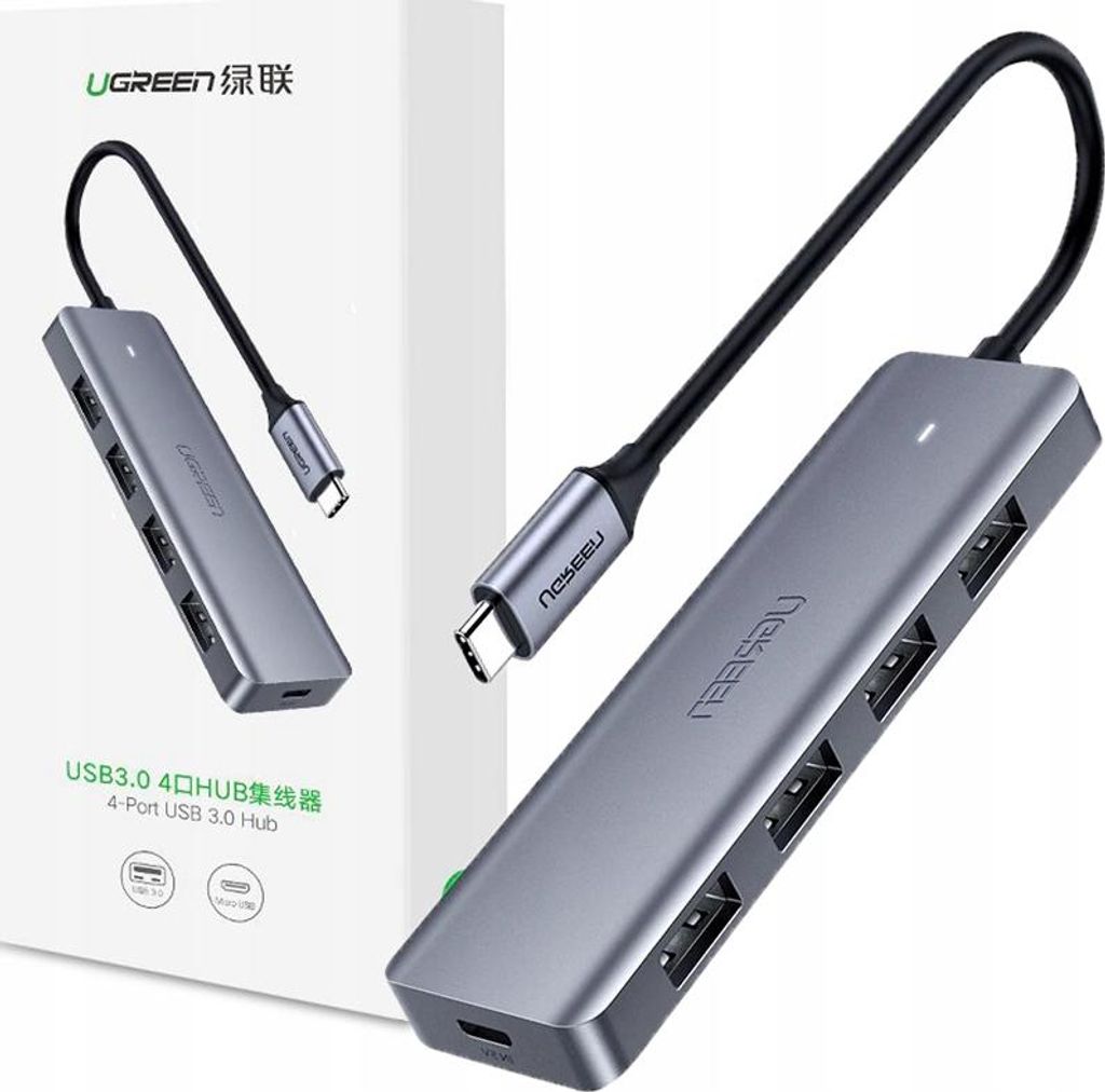 Ugreen Splitter Usb Hub - 4X Usb 3.2 Gen 1 avec port Image du produit 