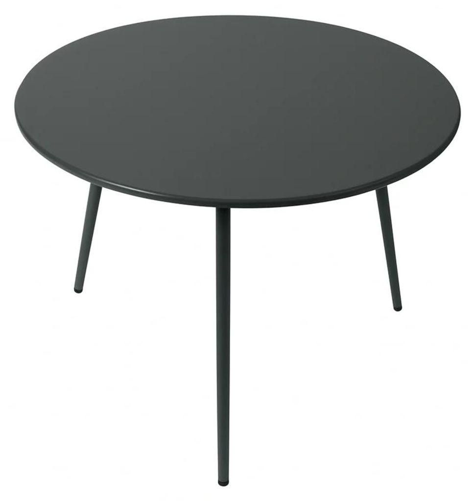 VIBE Garten-Couchtisch 60 cm Stahl 3 Beine Grau Produktbild 