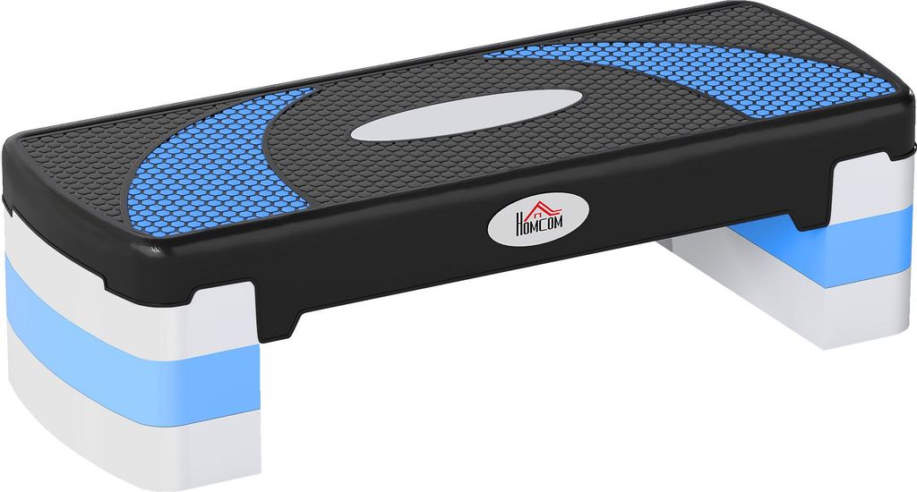 HOMCOM Steppbrett Aerobic-Stepper höhenverstellbar 10-20cm Produktbild 