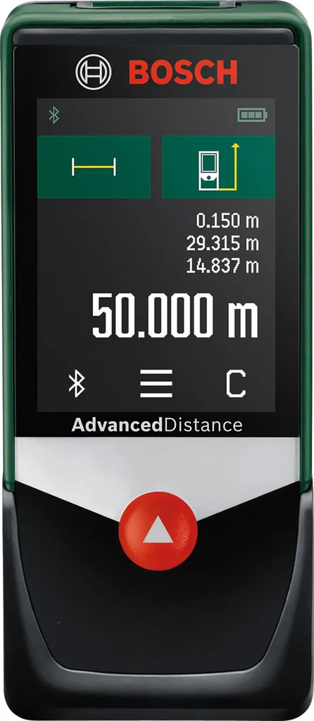 Télémètre laser Bosch AdvancedDistance 50C avec écran couleur 50 m