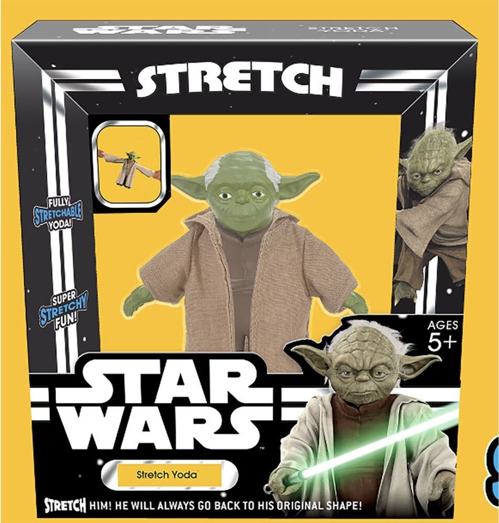 Stretch Star Wars Yoda Figur Durchsichtig 10 cm Durchsichtig 10 cm