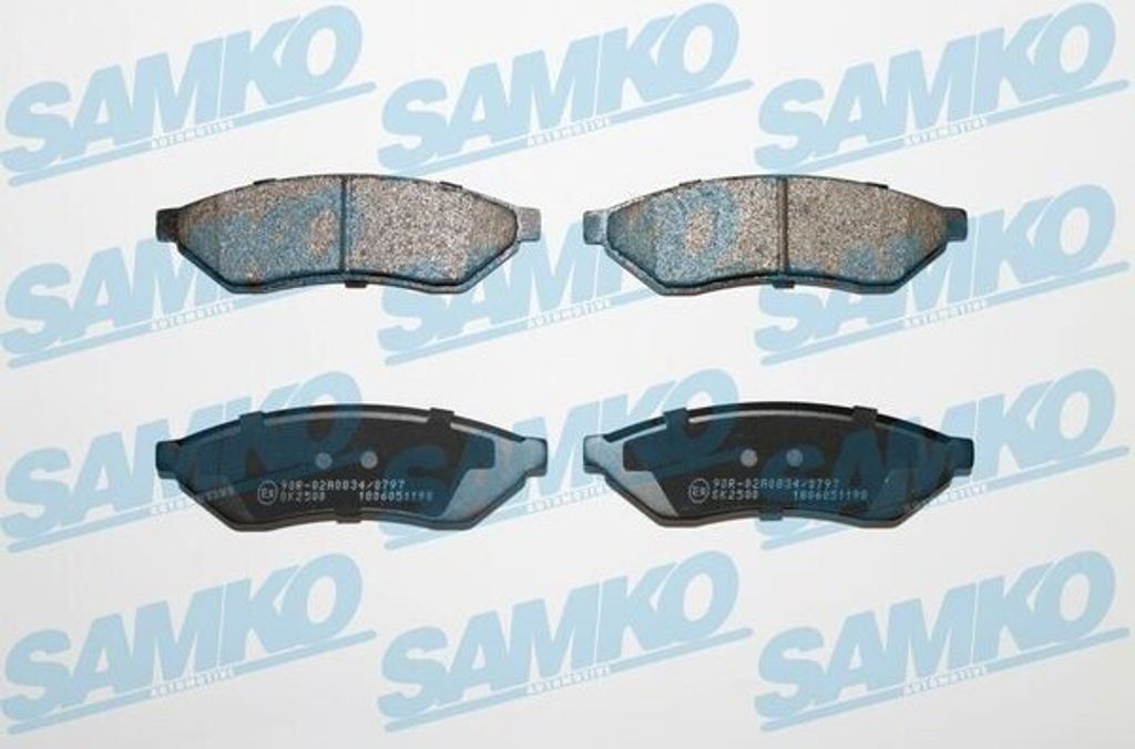 SAMKO Bremsbeläge Satz Hinten Bremsklötze für CHEVROLET Epica KL1 5SP1198