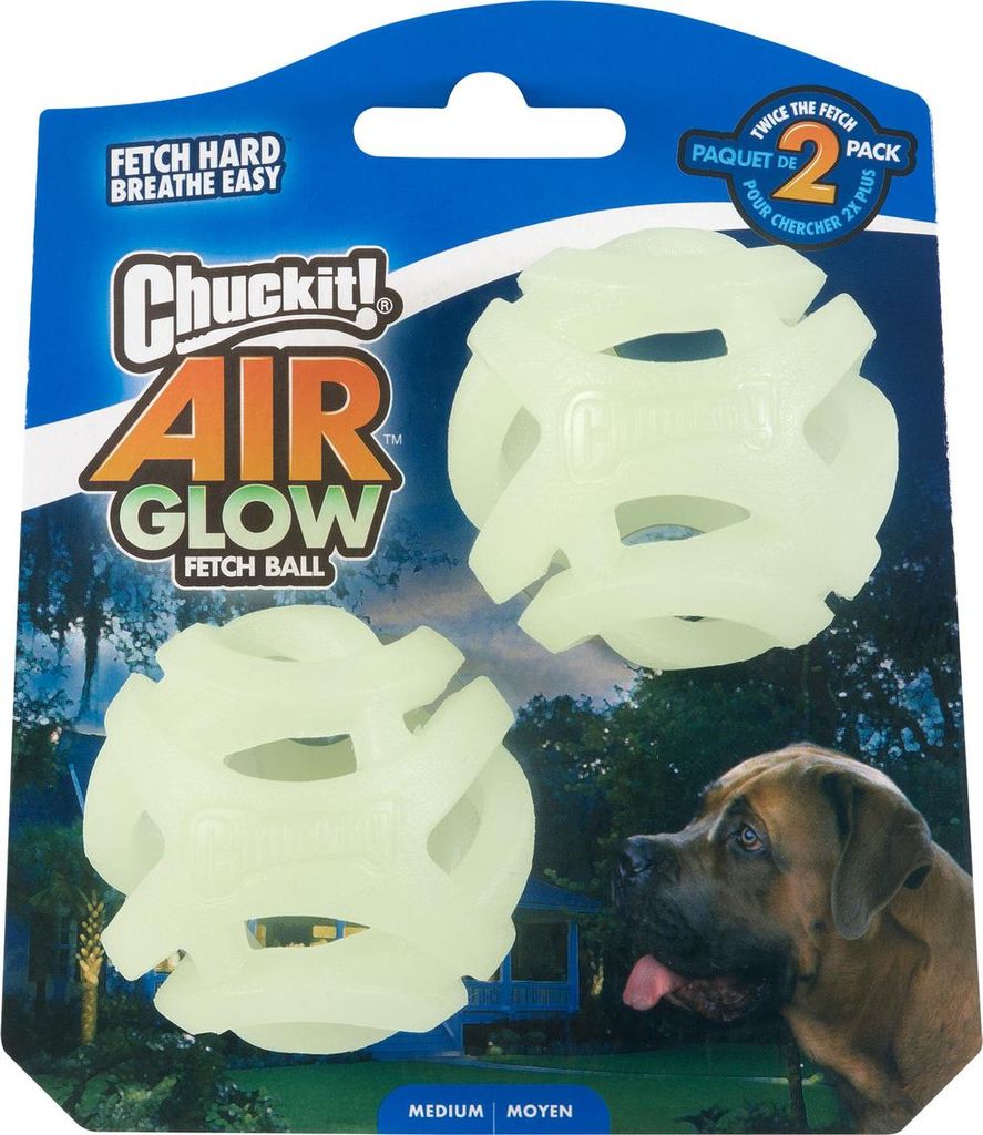 Chuckit Max glow air fetch ball M 2pk