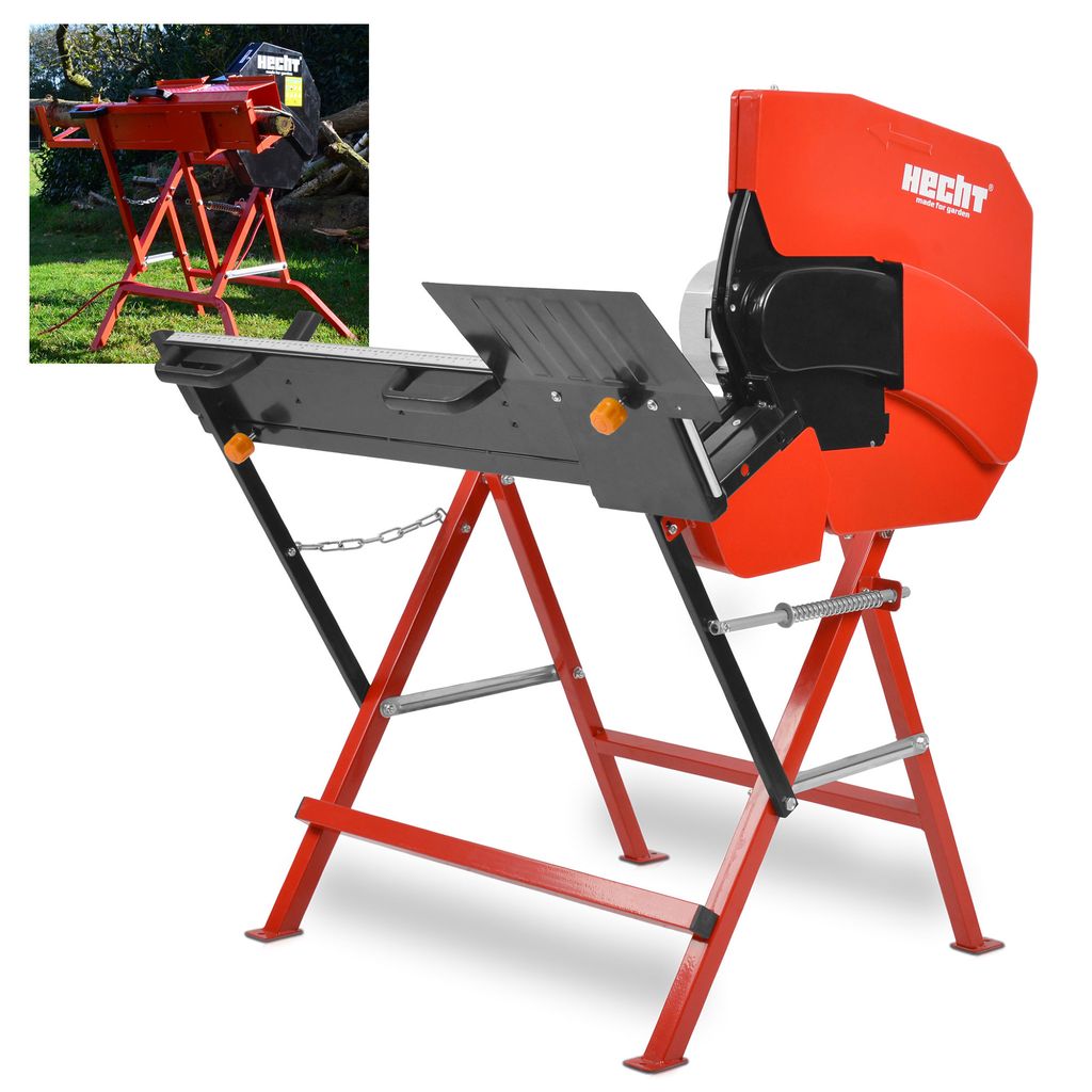 HECHT 8220 Wippkreissäge Wippsäge | 2200 W | HM Sägeblatt Ø 405 mm | 135 mm Schnittiefe