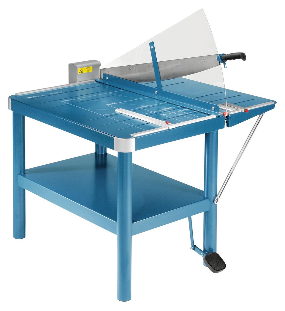 Dahle 581 Hebelschneider Atelier Schneidemaschine mit Untergestell, A2 (815mm), 20 Blatt 60 kg, Maße 96 x 75 x 86,5cm