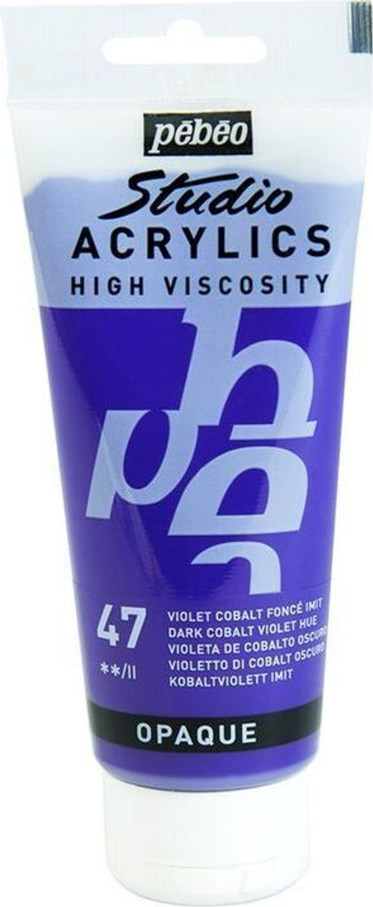Deckende Acrylfarbe - Dunkles Violett - 100 ml