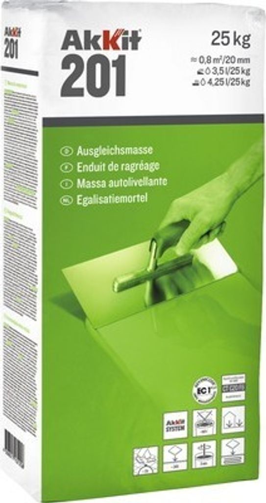 Akkit 201 Ausgleichsmasse CT C20 F6 25 kg Produktbild 