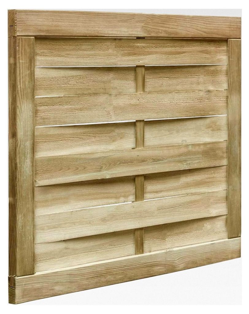 Holz Gartentor für Gartenzaun | Eingangstor aus Holz | Gartentür aus imprägniertem Kiefernholz Grün 100 x 75 cm