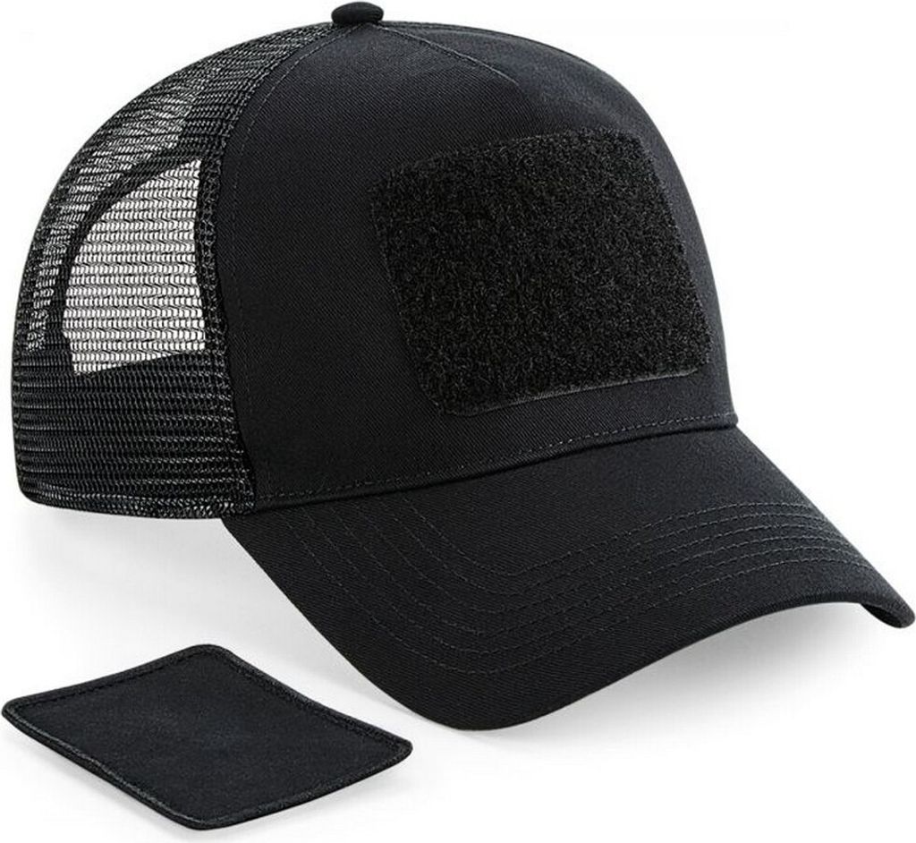 Beechfield - Herren/Damen Uni Trucker Cap BC4737 (Einheitsgröße) (Schwarz)