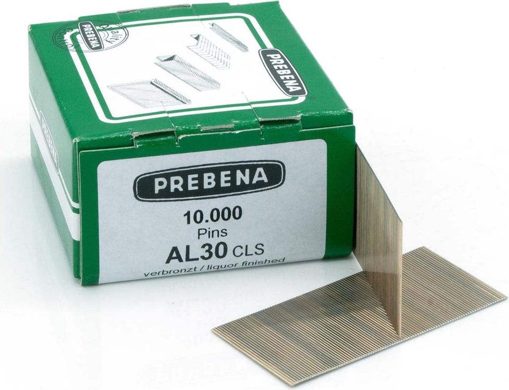 Prebena AL30CLS Pins (Stifte ohne Kopf) verbronzt