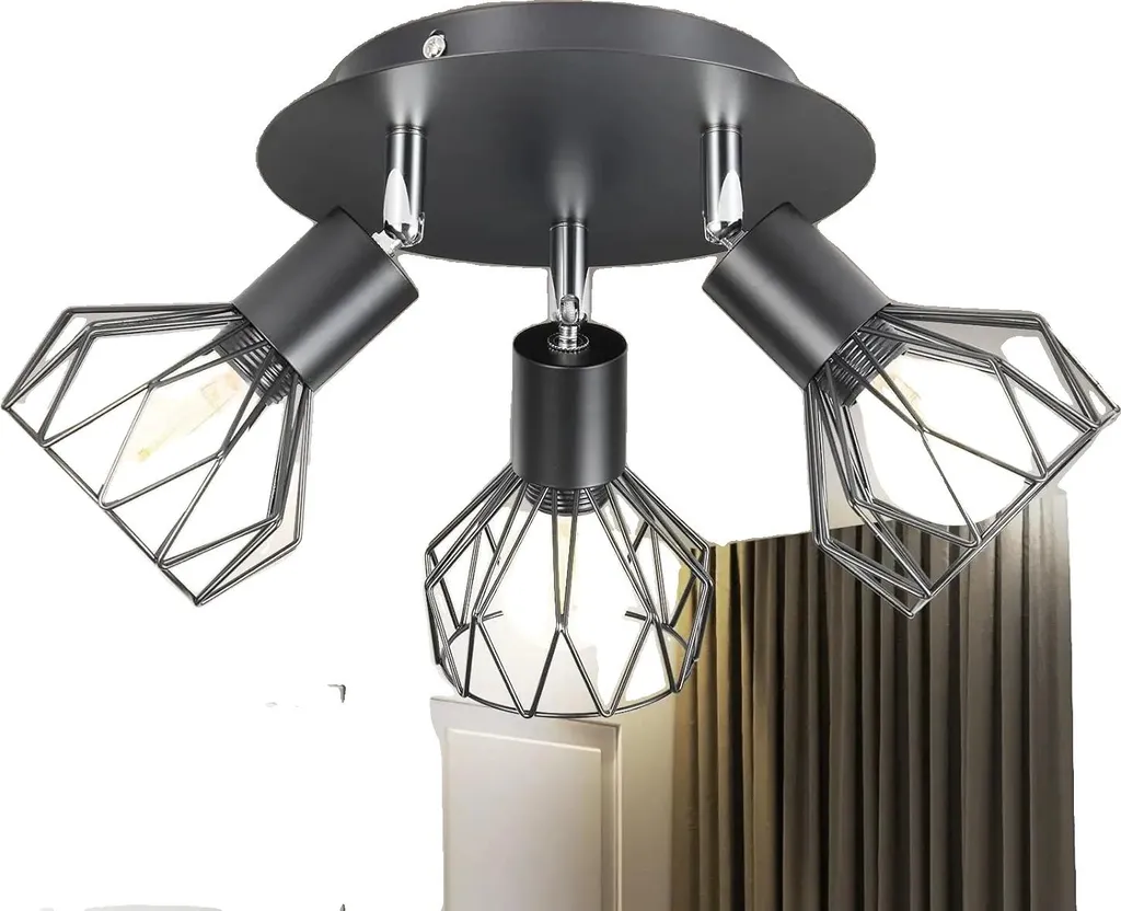 Spot de plafond LED orientable noir pour corriger un manque de lumière