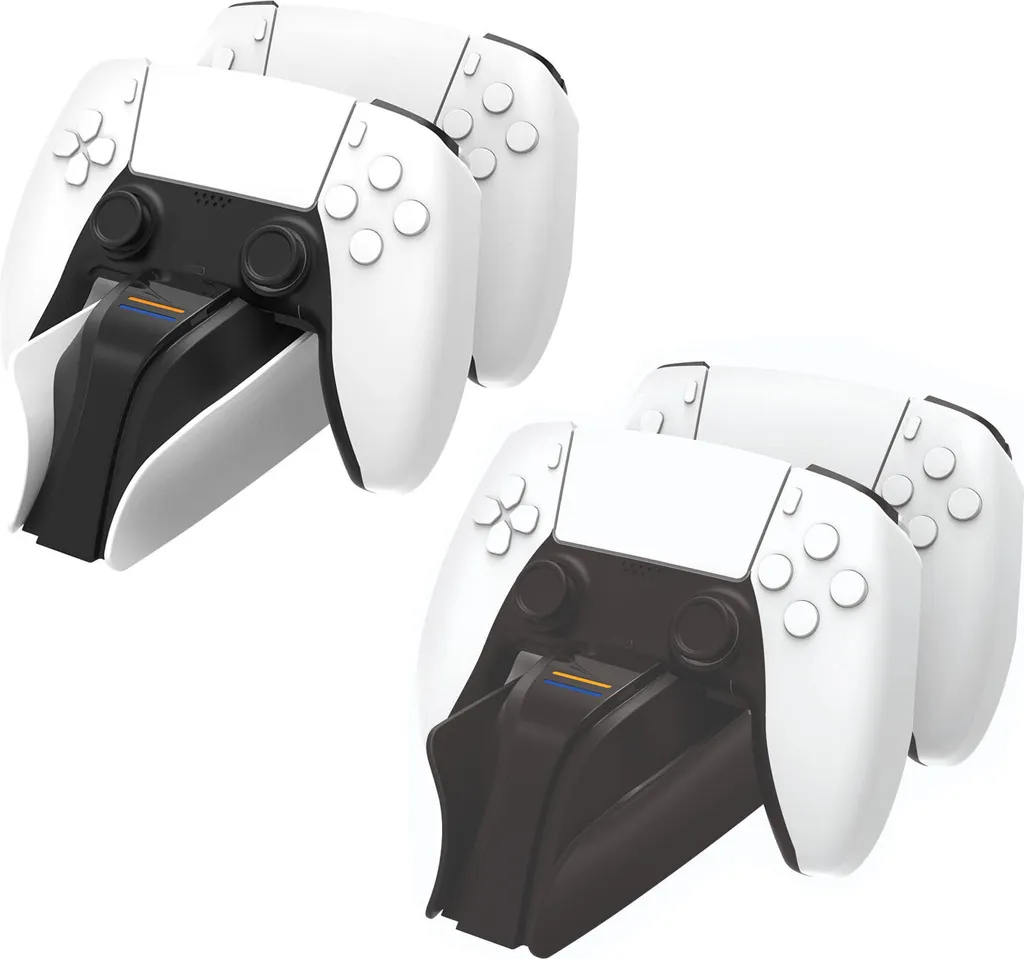 Socle de charge Snakebyte TWIN:CHARGE 5 blanc pour manettes PS5 - 16