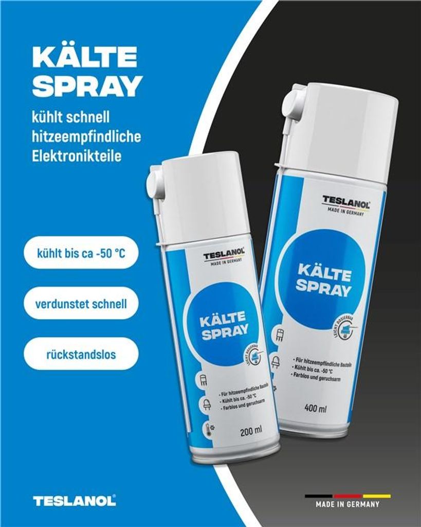 Teslanol Koelspray, 200 ml Productafbeelding 
