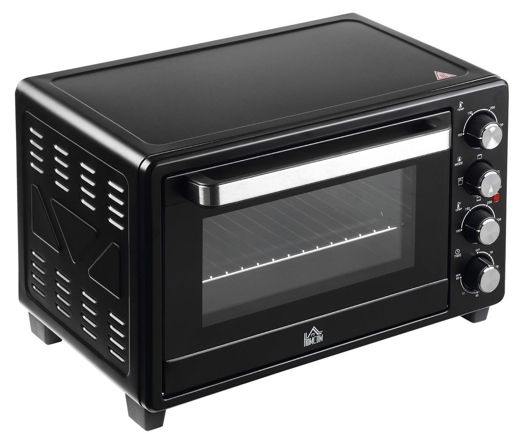 HOMCOM Mini Backofen 32L Mini Ofen mit Grillrost, Produktbild 