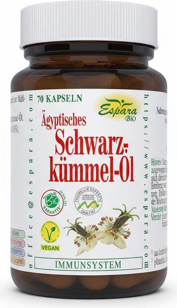 Olio di cumino nero biologico capsule 70 Capsule Immagine del prodotto 