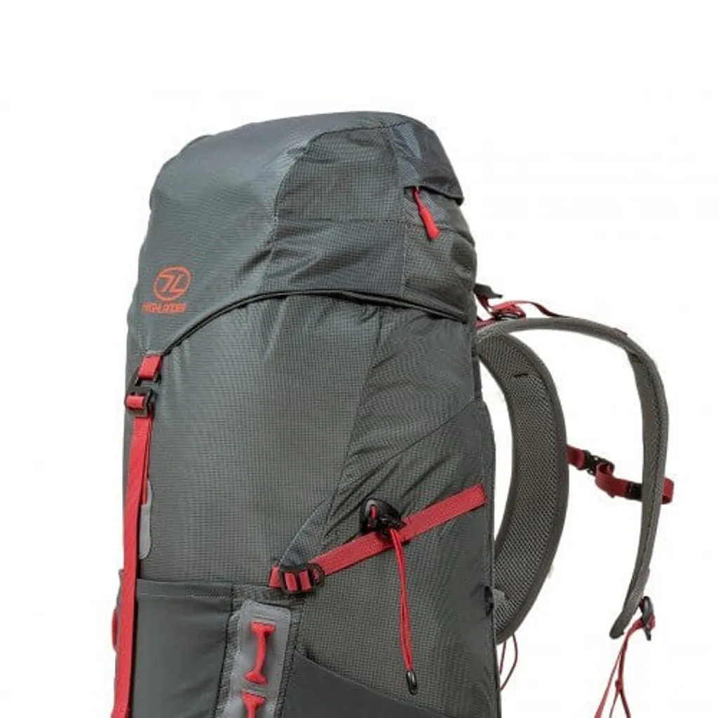 HIGHLANDER Vorlich 40L Sac à dos gris de randonnée technique robuste - 11