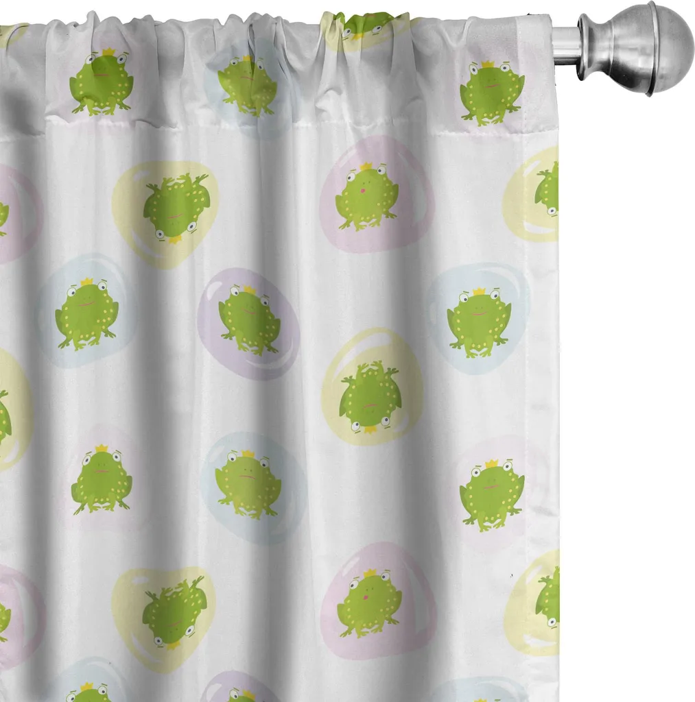 Tende Cameretta Bambini ABAKUHAUS Principe Ranocchio - Decorazioni Pastello