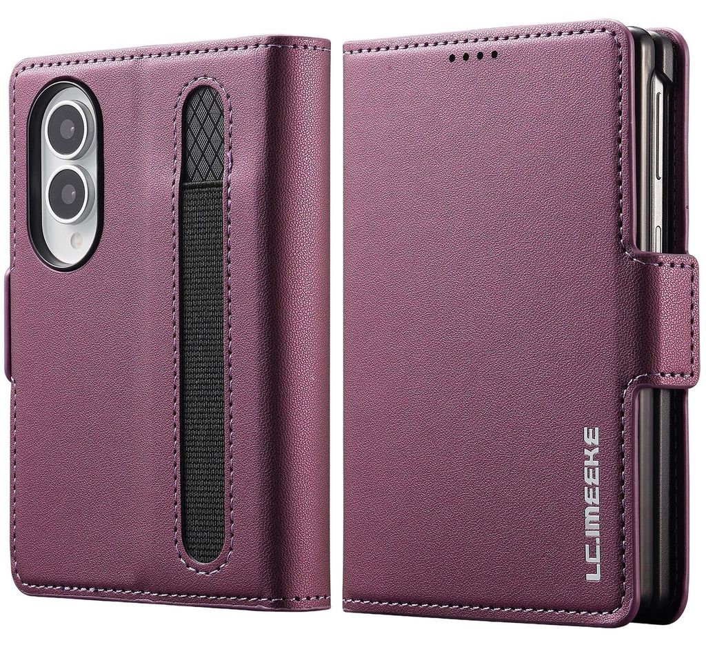 Magnetické flipové kožené pouzdro pro Samsung Galaxy Z Fold Obrázek produktu 