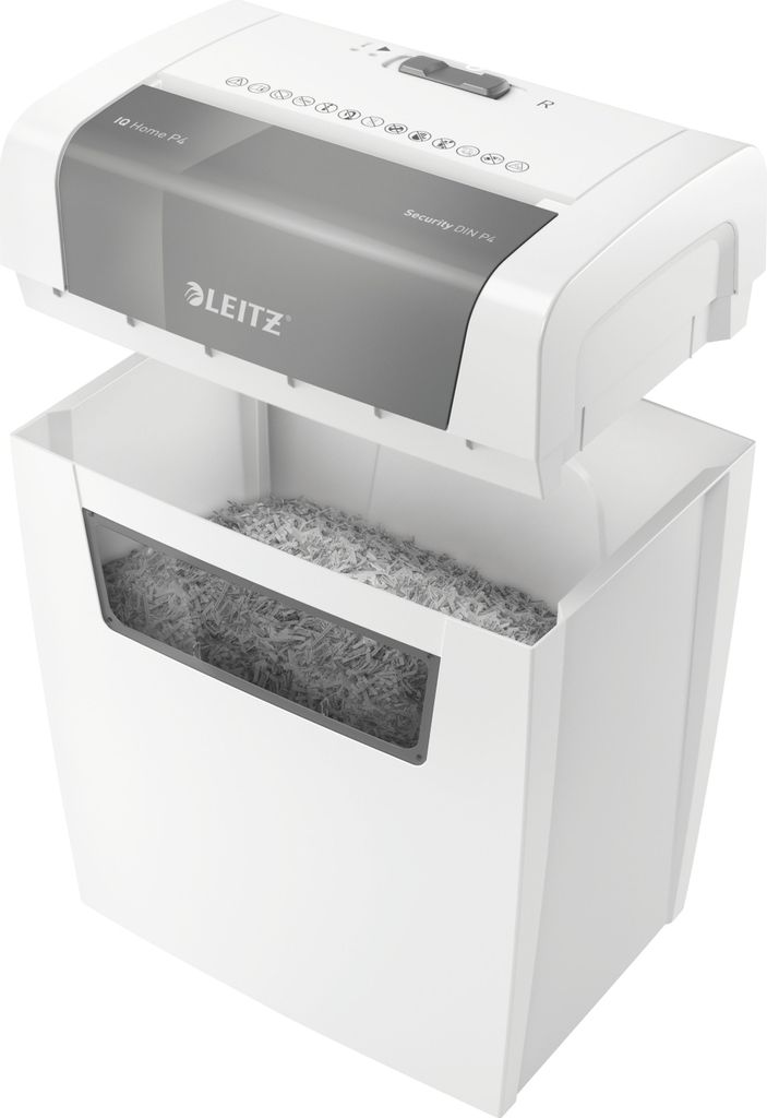 LEITZ IQ Home Aktenvernichter mit Partikelschnitt P-4, 4 x Produktbild 4