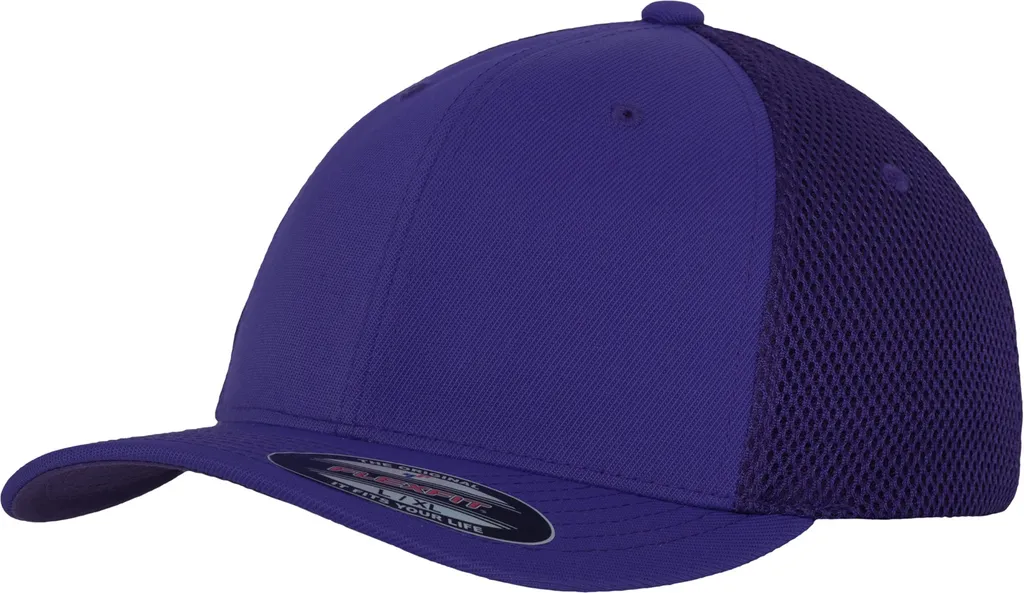 FLEXFIT 6533 | Tactel Mesh Cap / Cappello / Berretto - Colore: Viola - Taglia: S/M