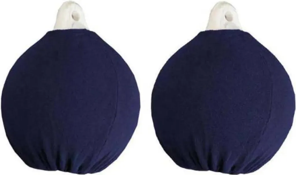 Housse de pare-battage bleu marine pour Polyform A-1 - Lot de 2 pièces