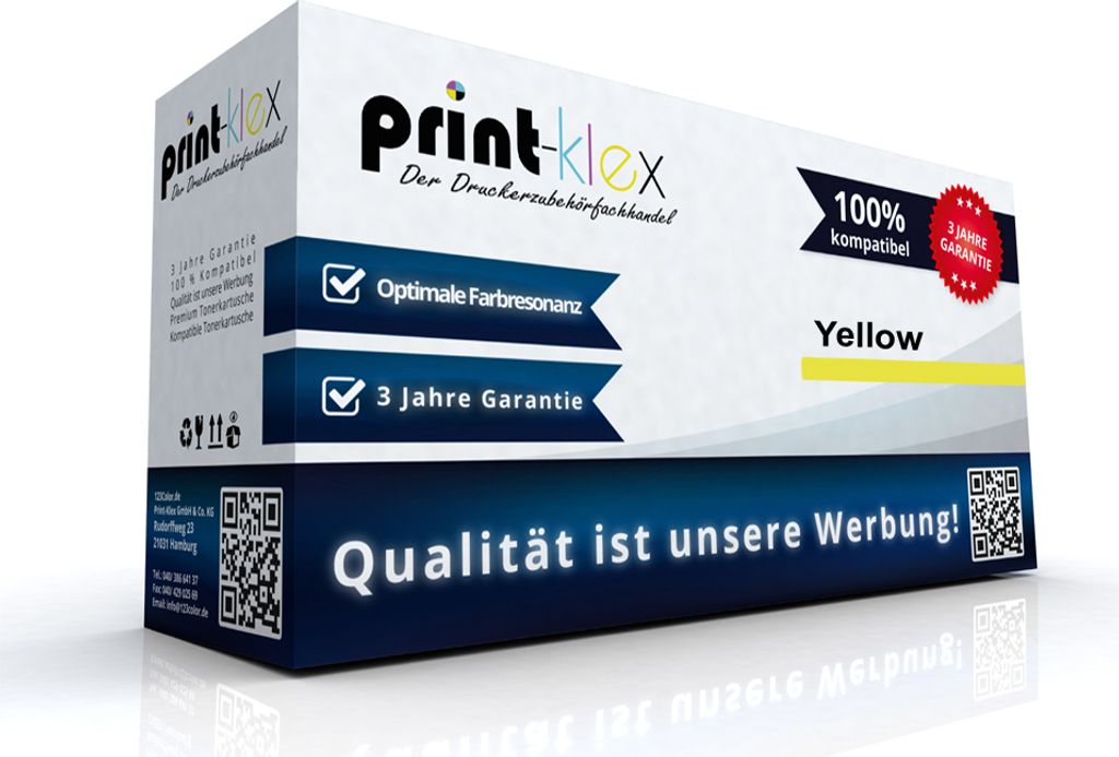 Kompatible Tintenpatrone für HP DesignJet 820 MFP DesignJet CC 800 PS C4913A Nr. 82 Yellow Gelb - Office Quantum Serie